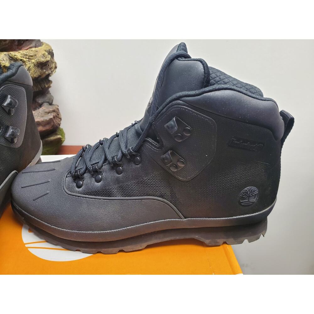 Timberland Euro Hiker Shell Toe Hiker Boots Black Men’s US 11 M Lace-Up - Picture 8 of 11